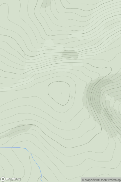Thumbnail image for Hareshaw Hill [The River Tweed to the English Border] showing contour plot for surrounding peak